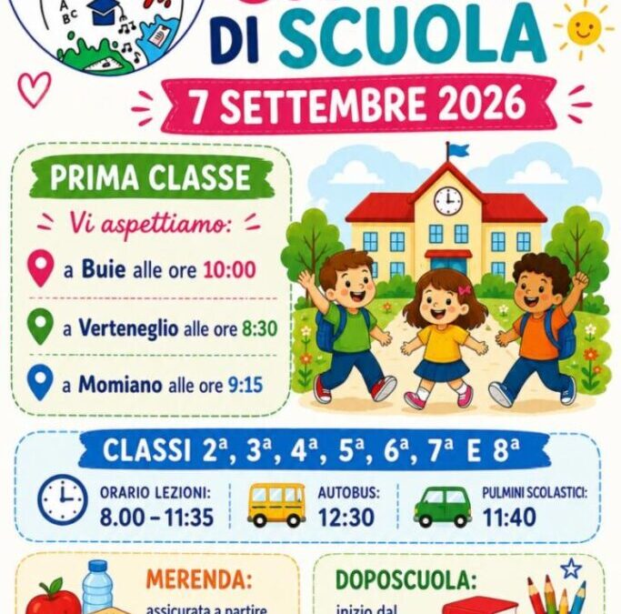 Primo giorno di scuola